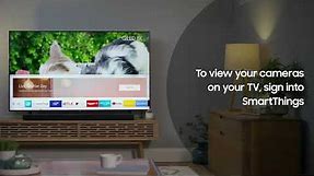 How to set up SmartThings Camera Dashboard on your TV | Samsung UK