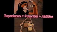 Scar Vs Kovu (Base) Lion king