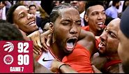 Kawhi sinks first-ever Game 7 buzzer-beater to end the 76ers’ season | 2019 NBA Playoff Highlights