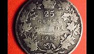 Canada's Rare Silver Quarters - the 1912 Silver 25 Cent Coin