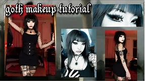 ♱ goth makeup tutorial ♱