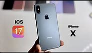 iOS 17 update for iPhone X || How to install iOS 17 update in iPhone X