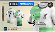 Nike Jersey 2023 Mockup FREE PSD + Download
