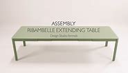 Assembly of RIBAMBELLE tables - Fermob