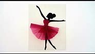 Ballerina canvas wall art for room decor | Maison Zizou