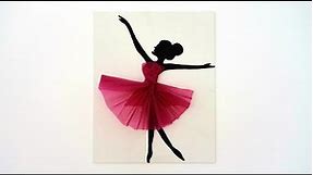 Ballerina canvas wall art for room decor | Maison Zizou
