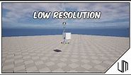 Low Resolution PS1 Graphics | Unreal Engine 5 Tutorial