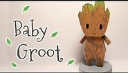 DIY Marvel's Baby Groot paper doll (step by step tutorial)