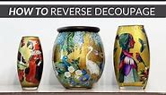How to Reverse Decoupage | Joy Bell Art