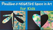 Positive & Negative Space in Art for Kids, Teachers and Parents