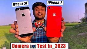 iPhone 7 Vs iPhone SE Camera Comparison In_2023 | Sokhing Result 😮😮