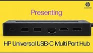 HP Universal USB-C Multiport Hub | A hub that does it all | HP Accessories