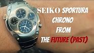 Seiko Sportura SLQ007 kinetic Chronograph from the future review