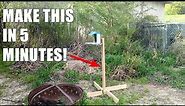 DIY Wood Stand from 2x4s | Quick, Easy, and Budget-Friendly Target Practice Solution!