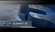 After Effects- 3D Twitter logo Element 3D Tutorial