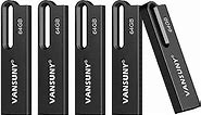Vansuny 5 Pack USB 3.0 Flash Drives 64GB Metal Waterproof Flash Drives Ultra High Speed Memory Sticks, Portable Thumb Drives for PC/Tablets/Mac/Laptop