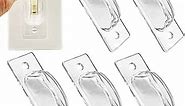 Light Switch Guard, 6 Pack, Clear Light Switch lock, Child Proof Light Switch Cover Guard, Keeps Light ON Or Off Protects Your Lights or Circuits from Accidentally Being Turned on or Off