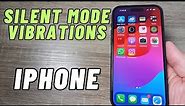 How to Enable Vibrations on Silent Mode on iPhone 15 Pro & Pro Max