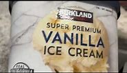 Costco Kirkland Super Premium Vanilla Ice Cream Review