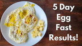 5 Day Egg Fast Results │ My Experience With The Egg Diet │ Keto Weight Loss Results