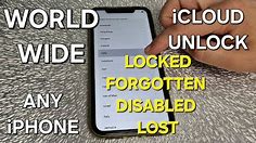 iCloud Unlock Any iPhone 6,7,8,X,11,12,13,14,15 Any iOS Locked to Owner/Forgotten/Disabled/Lost✔️