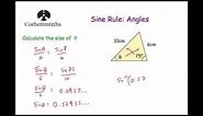Sine Rule Angles - Corbettmaths