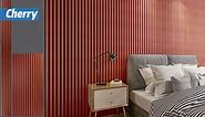 Art3dwallpanels Gray 0.83in. x 2 ft. x 4 ft. Slat MDF Acoustic Decorative Wall Paneling, 3D Fluted Sound Absorbing Panel(31sq.ft./Case) A31hd113