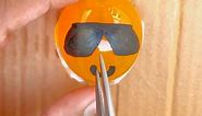 😎 smiling face with sunglasses-Chill emoji made by nano tape #shorts