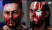WWE 2K18 - EDITING & REMOVING FACE-PAINTS! (WWE 2K18 Face-Paint Fun)