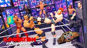 Elimination Chamber 2021 Action Figure Match! WWE Championship!