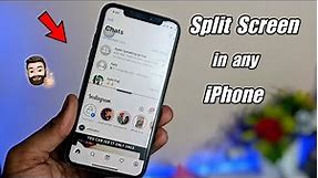 How to enable Split screen feature in any iPhone || Split screen in any iPhone