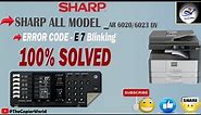 SHARP AR-6020/6023 Error E7,10 || How To Fix E7 Error In Sharp Copier || Sharp AR 6020 E7 Error Code