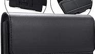 BECPLT for LG W41 Pro LG Stylo 6 LG Velvet 5G LG V60 ThinQ 5G Holster Black Leather Carrying Cell Phone Holder Belt Clip Holster Case Pouch for LG W31+ K92 5G K51s K41s K61 K62 K71 K42 Q61 Q71 Q92 5G