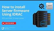 Dell Server Firmware Updates with iDRAC #DellServers #FirmwareUpdate #TechTutorial