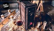Pallet Wood Ideas | Rustic Bag In A Box Wine Dispenser