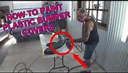 How To Paint Plastic Bumper Covers - Do It Yourself - Tech Tips