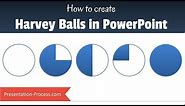 How to create Harvey Balls in PowerPoint : Infographics Tutorial series