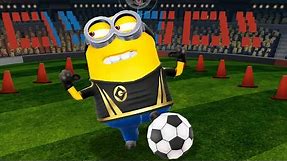 Soccer Minion Costume Upgrade With Golden Tickets ! Minion Rush Old Version with props
