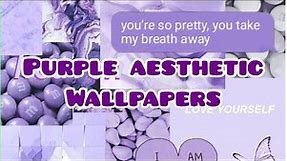 Purple aesthetic wallpapers