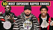TOP 10 MOST EXPENSIVE RAPPER CHAINS 💎 ( 2024 ) 💎 CUSTOM DIAMOND CHAINS