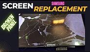 How to Replace a Broken Led Tv Screen, Replace Lcd Tv Screen, Samsung Tv