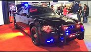2013 2014 Dodge Charger Police Car Lights Flashing