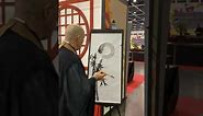 Sumi-e and Zen master painting live at the Festival dell'Oriente (Padova 2022)