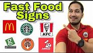 SIGN LANGUAGE TUTORIAL | FAST FOOD SIGNS 🤟