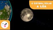A Lua, o satélite da Terra - O Sistema Solar em 3D para crianças