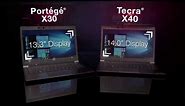 Toshiba Portégé X30 & Tecra X40 Laptops