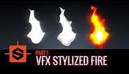 How to Realtime - VFX / Stylized Fire Textures TUTORIAL PART 1 Using Substance Designer