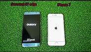 Ngebut mana? iPhone 7 vs Samsung S7 edge | Speed test