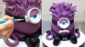 Evil Despicable Me 3D Minion Cake - How to make by Cakes StepbyStep