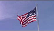 American Flag Waving [Royalty Free Video] 1080p 60fps